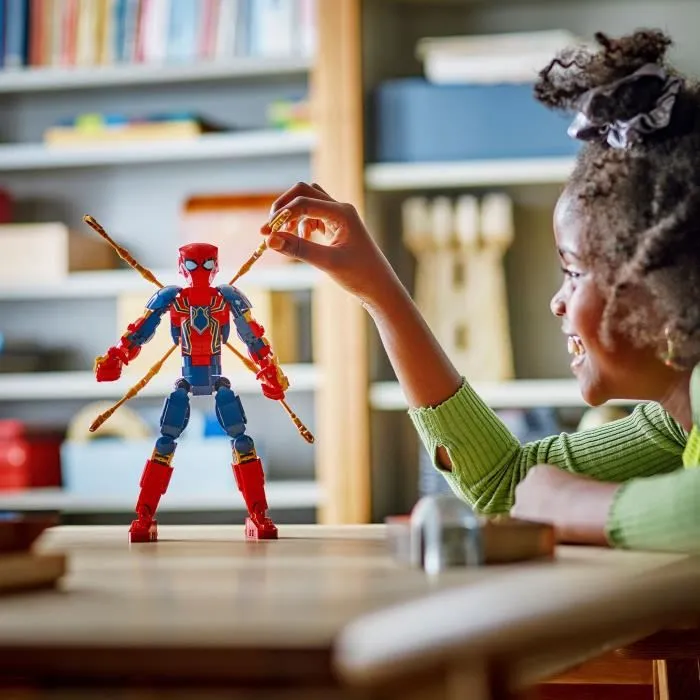 LEGO 76298 Figurine d'Iron Spider-Man à Construire Marvel pour Enfants