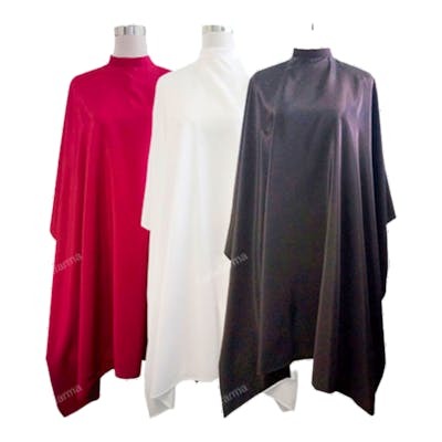 Bifull Cape de Coiffure en Soie Noire 150x150cm Mod. 122S Bifull Cape de Coiffure en Soie Noire 150x150cm Mod. 122S