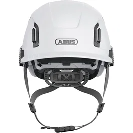 ABUS Casque de protection industriel SPECTOR Premium - Coque ABS/EPS, ventilation active, reglage EasyFlex 360, compatible lampes et protections auditives - Blanc polaire