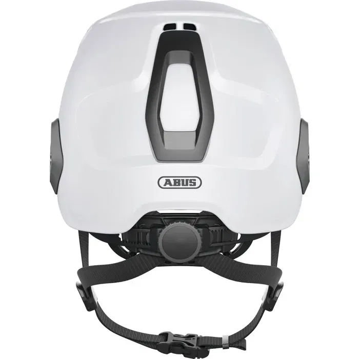 ABUS Casque de protection industriel SPECTOR Premium - Coque ABS/EPS, ventilation active, reglage EasyFlex 360, compatible lampes et protections auditives - Blanc polaire