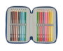 Safta - Plumier triple 37 pièces 'Comment dresser votre dragon' - 3 trousses scolaires - Dimensions : 12.5 x 19.5 x 5.5 cm