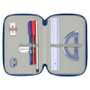 Safta Trousse Triple 37 Pièces Bleu Foncé