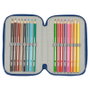 Safta Trousse Triple 37 Pièces Bleu Foncé