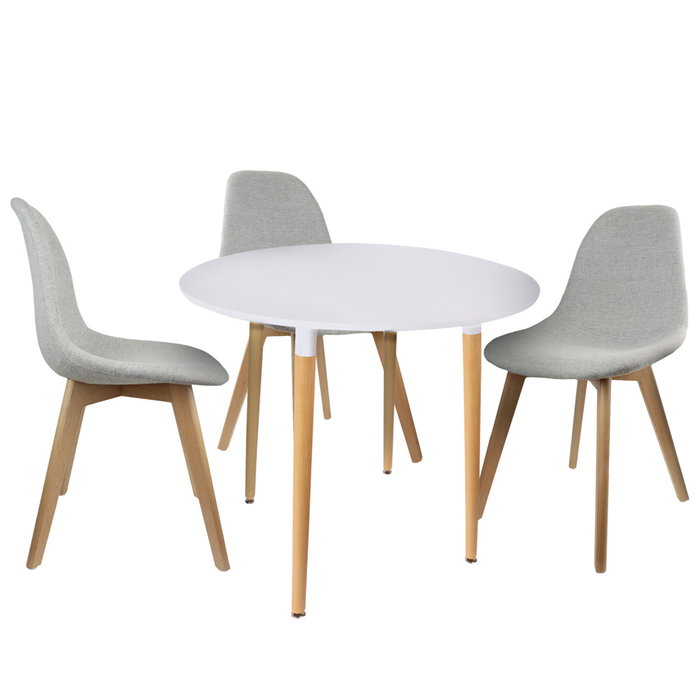 Home Deco Factory Mesa Redonda Blanca Home Deco Factory Mesa Redonda Blanca