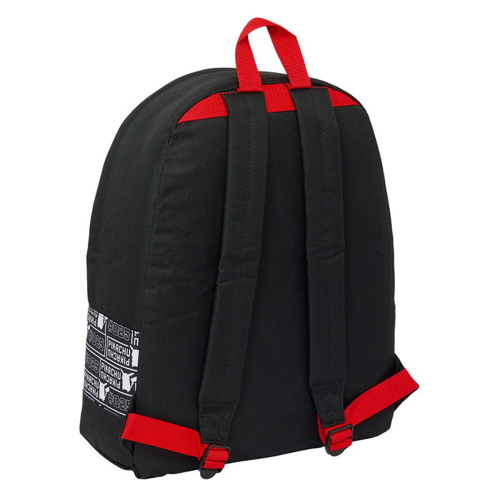 SAFTA Sac à dos Pokemon 40 cm - Compartiment principal zippé grand format, poche frontale avec fermeture éclair, bretelles rembourrées et ajustables, poignée de transport SAFTA Sac à dos Pokemon 40 cm - Compartiment principal zippé grand format, poche frontale avec fermeture éclair, bretelles rembourrées et ajustables, poignée de transport