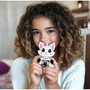 Lexibook Console Compagnon Animal virtuel My Best-E - Chat - Plus de 1900 animations - 3 Mini-Jeux - Porteux - Porte-clés - Dès 5 ans