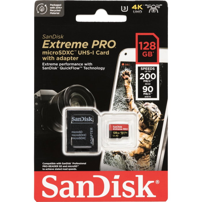 SanDisk Extreme Pro microSDXC 128 Go