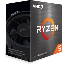 AMD Ryzen 5 5500 4.2 GHz AM4 Processeur 6 cœurs 12 threads Cache 16MB DDR4 100-100000457BOX