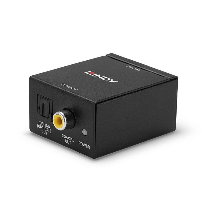 Lindy Convertisseur ADC Phono vers TosLink (optique) & Coaxial