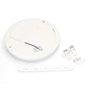 Edm Downlight ajustable LED encastrable/surface 20W 2050lm cadre chromé Ø22,5cm 3CCT 3000K-4000K-6400K