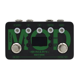 Hotone Binary Mod Pédale de modulation avec 24 effets, E/S stéréo, Tap Tempo et USB
