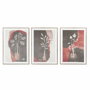 DKD Home Decor Toile Bois MDF 50 x 3 x 70 cm (3 Pièces)