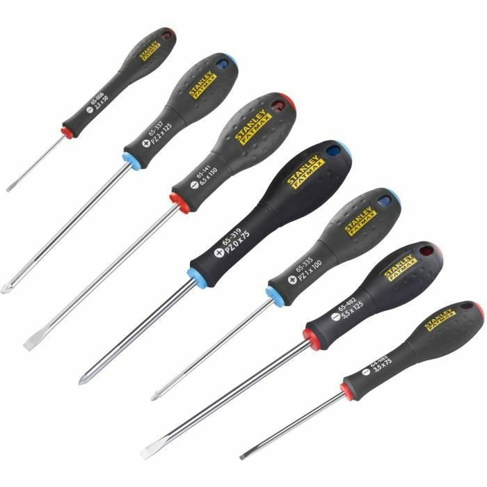 Stanley Coffret Toughbox FATMAX 7 tournevis (Plat et Pozidriv) Stanley Coffret Toughbox FATMAX 7 tournevis (Plat et Pozidriv)