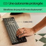 HP Clavier sans fil programmable HP 450 - Clavier Bluetooth AZERTY français avec touches personnalisables et conception durable