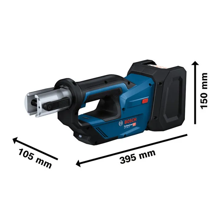 Bosch Professional Sertisseuse sans-fil GPT 18V-19 avec kit RFz12/16/20 et L-Boxx 238, tete 360°, sans batterie, 21 kN, 2.5 kg