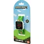 Kids Licensing Montre LED Minecraft pour Enfant MIN4129, Afficheur Heure et Date, Boîtier Rond Multicolore Étanche