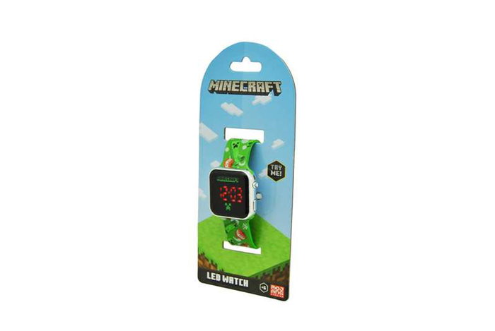 Kids Licensing Montre LED Minecraft Multicolore