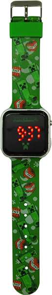 Kids Licensing Montre LED Minecraft Multicolore