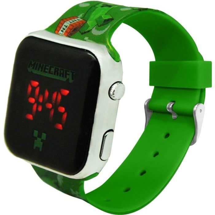 Kids Licensing Montre LED Minecraft Multicolore