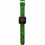 Kids Licensing Montre LED Minecraft pour Enfant MIN4129, Afficheur Heure et Date, Boîtier Rond Multicolore Étanche