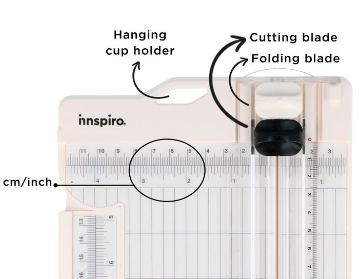 Innspiro Guillotine pour papier extensible A4/A3