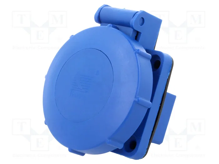PAWBOL Socle d'alimentation AC Schuko bleu 2P+PE 16A IP67