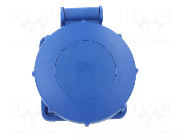 PAWBOL Socle d'alimentation AC Schuko bleu 2P+PE 16A IP67