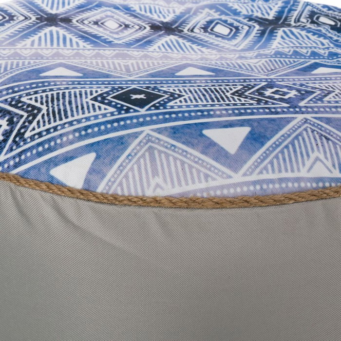 BigBuy Garden Pouf gonflable étnico Bleu 55 x 55 x 25 cm Ethnique BigBuy Garden Pouf gonflable étnico Bleu 55 x 55 x 25 cm Ethnique