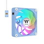 Thermaltake CT120 EX ARGB Kit de 3 Ventilateurs 120mm Bleu Hydrangea