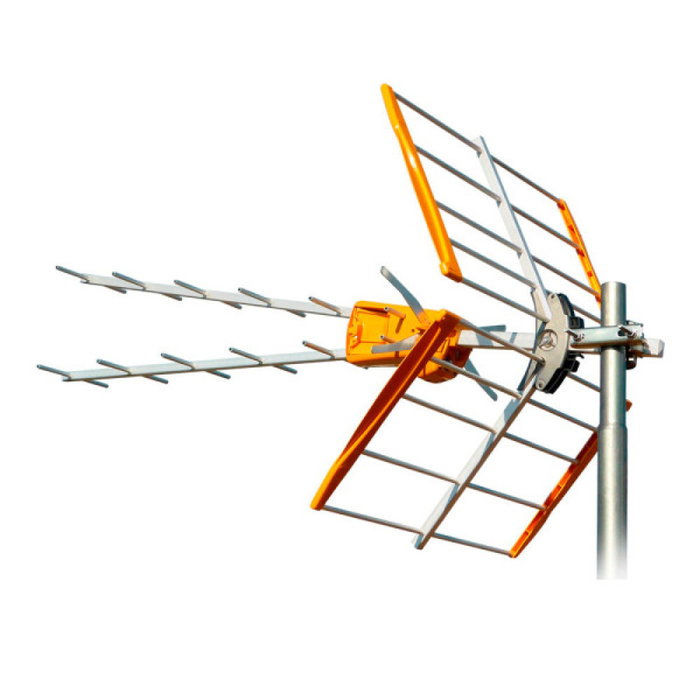 Televes Antenne TNT 2e Génération V Zenit UHF c21-48 G 13dBi avec Filtrage Haute Réjection E3-52027