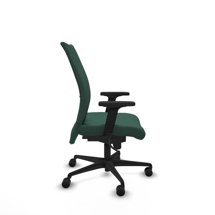 Piqueras Y Crespo Albacete confidente - Chaise de bureau avec mécanisme synchrone, Vert bouteille
