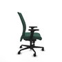Piqueras Y Crespo Albacete confidente - Chaise de bureau avec mécanisme synchrone, Vert bouteille