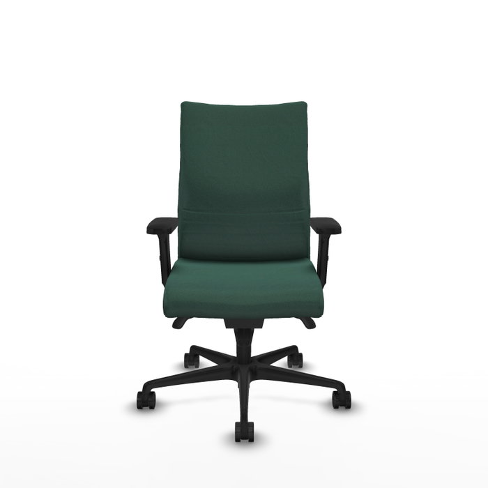 Piqueras Y Crespo Albacete confidente - Chaise de bureau avec mécanisme synchrone, Vert bouteille