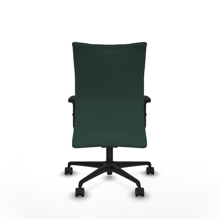 Piqueras Y Crespo Albacete confidente - Chaise de bureau avec mécanisme synchrone, Vert bouteille