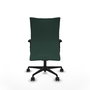 Piqueras Y Crespo Albacete confidente - Chaise de bureau avec mécanisme synchrone, Vert bouteille