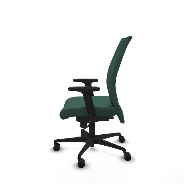 Piqueras Y Crespo Albacete confidente - Chaise de bureau avec mécanisme synchrone, Vert bouteille