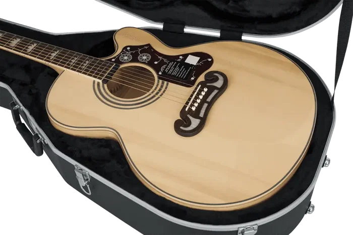 Gator ABS Deluxe Étui Jumbo Guitare Acoustique Noir