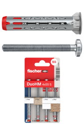 Fischer Duohm Anclaje pour Pladur et Plâtre 8Ø avec Vis Torx 4x55mm