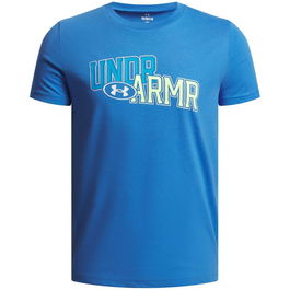 T shirt à manches courtes Enfant Under Armour Overlay Wm Ss Bleu