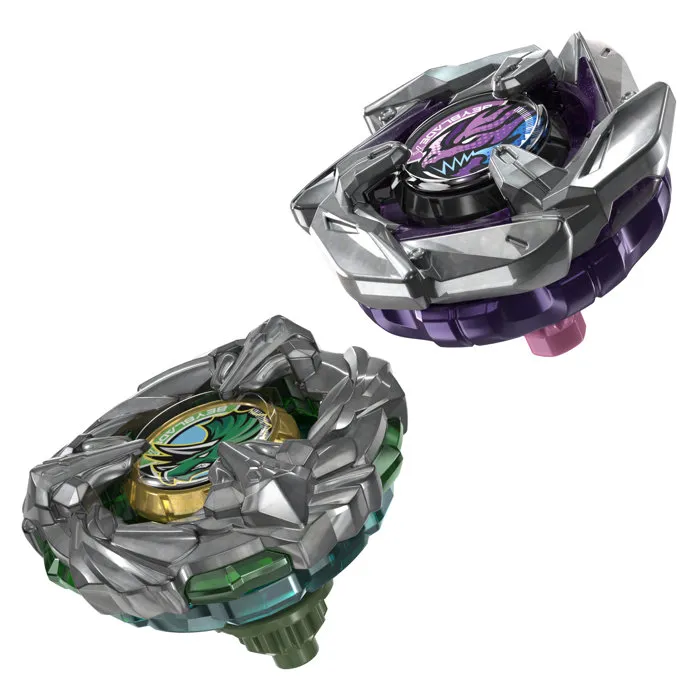 Beyblade X Dual Pack Brace Triceratops M-85BS BX et Dagger Dran 7-55K BX