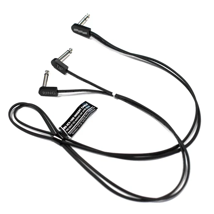 EBS Câble Audio Jack Stéréo-Jack Mono (X2) - 100 cm EBS Câble Audio Jack Stéréo-Jack Mono (X2) - 100 cm