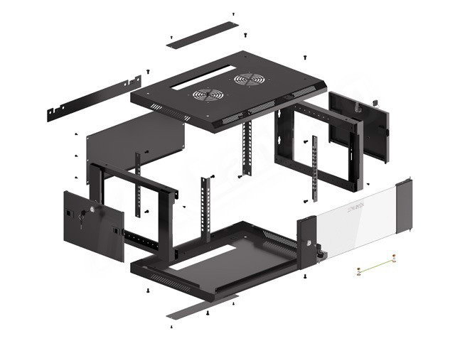 Phoenix technologies Armoire rack Phoenix PHTN74U 4U 600x450x279 mm Noir Phoenix technologies Armoire rack Phoenix PHTN74U 4U 600x450x279 mm Noir