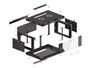 Phoenix technologies Armoire rack Phoenix PHTN74U 4U 600x450x279 mm Noir