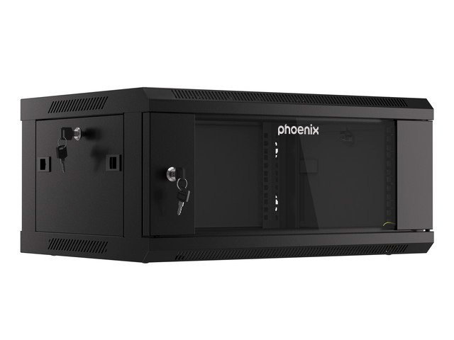 Phoenix technologies Armoire rack Phoenix PHTN74U 4U 600x450x279 mm Noir Phoenix technologies Armoire rack Phoenix PHTN74U 4U 600x450x279 mm Noir