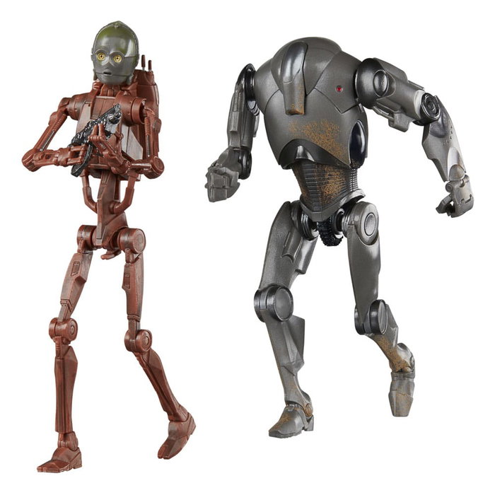 Star Wars Episode II Black Series pack 2 figurines C-3PO (B1 Battle Droid Body) & Super Battle Droid 15 cm Star Wars Episode II Black Series pack 2 figurines C-3PO (B1 Battle Droid Body) & Super Battle Droid 15 cm