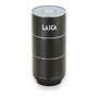 Laica VT3402 Pompe à vide portable rechargeable avec batterie lithium 70 min, métal, câble USB et 10 sachets VT3522, Ø4,9 x 11 cm