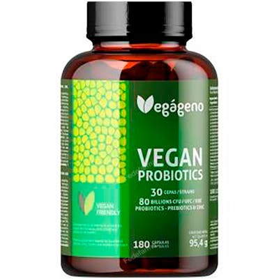 VEGAGENO VEGAN PROBIOTIC 80 BILLIONS UFC 180 cap. VEGAGENO VEGAN PROBIOTIC 80 BILLIONS UFC 180 cap.