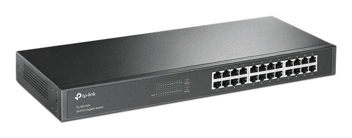 Omada 24-Port Gigabit Switch TL-SG1024D Boîtier Métal Rackable Bureau Energy-Efficient Ethernet