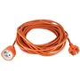 GENERIQUE Rallonge électrique extérieure 25 m H05VVF 2x1.5 orange - PVC durable pour jardin et activités en plein air