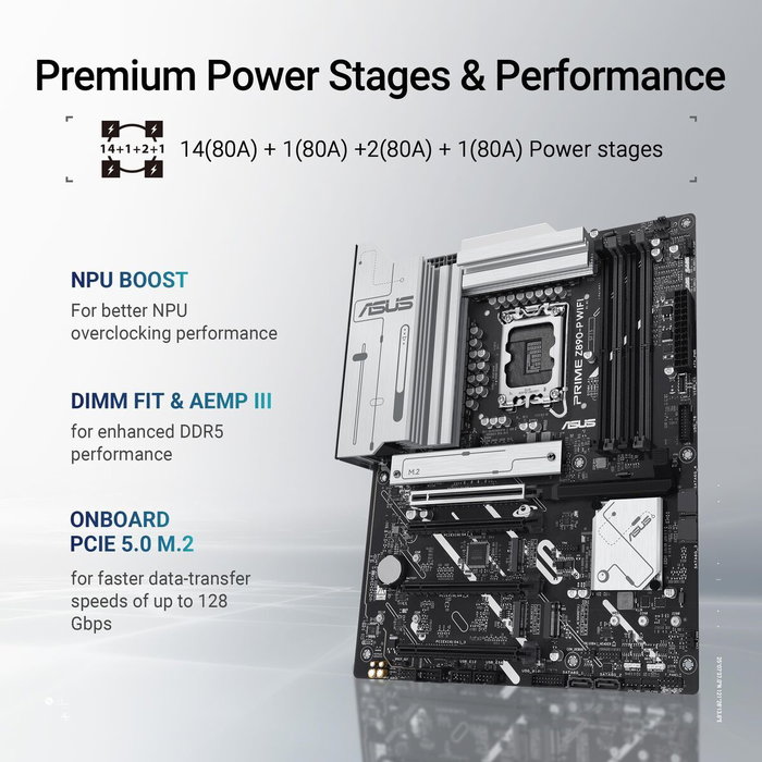 Carte Mère Asus PRIME Z890-P WiFi LGA 1851